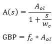 GBP增益带宽积_增益带宽积的定义