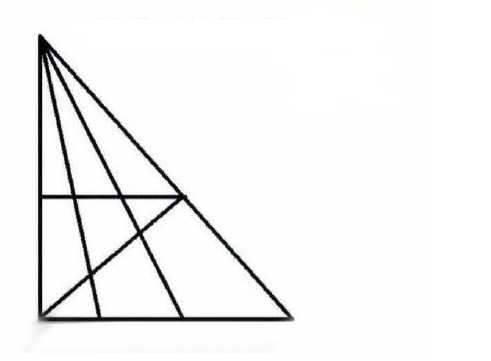 图中有几个三角形?_编程实现如下图所示的图形[通俗易懂]