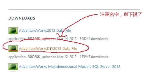 Sharepoint2013商务智能学习笔记之部署AdventureWorksDW2012数据库(三)