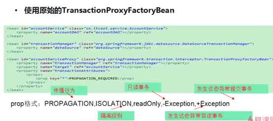 声明式事务管理一:TransactionProxyFactoryBean