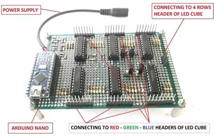 rgb光立方制作教程_led立方体