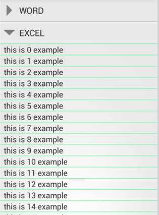 可展开的列表组件——ExpandableListView深入解析