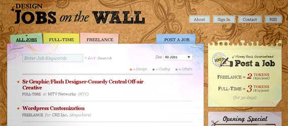 jobs-on-the-wall-freelance-job-board