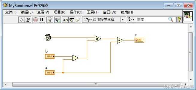 LabVIEW编程基础：手把手教你创建/调用子程序，生成a-b之间随机数「建议收藏」