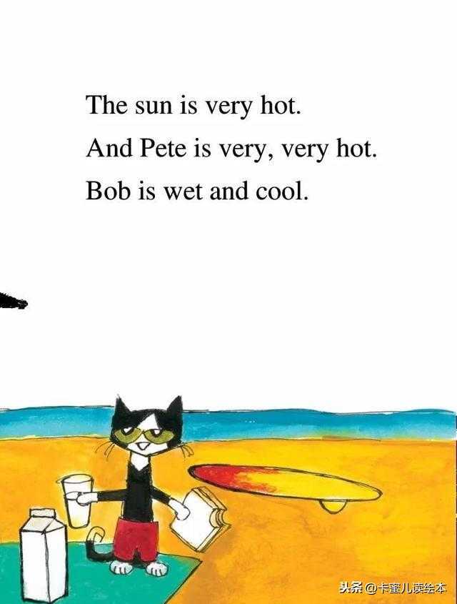 英文有声绘本《Pete at the beach》皮特在海边