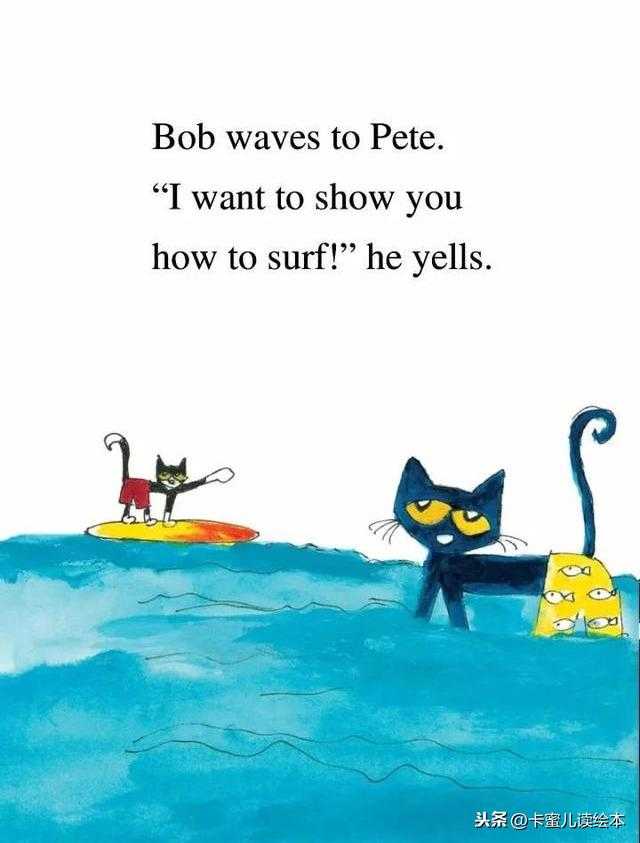 英文有声绘本《Pete at the beach》皮特在海边