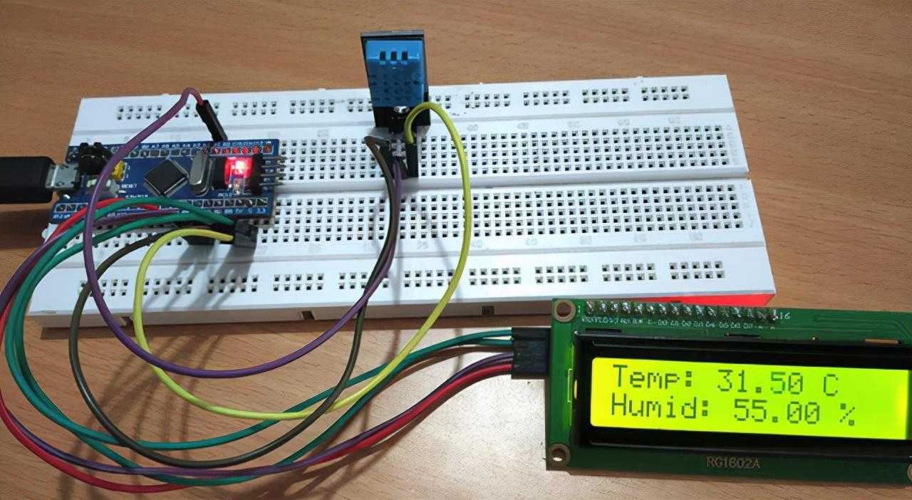 STM32F103C8 监控室内湿度温度