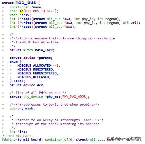 LINUX MDIO模块分析（三）mii_bus注册、注销及其驱动开发流程