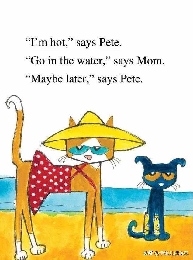 英文有声绘本《Pete at the beach》皮特在海边