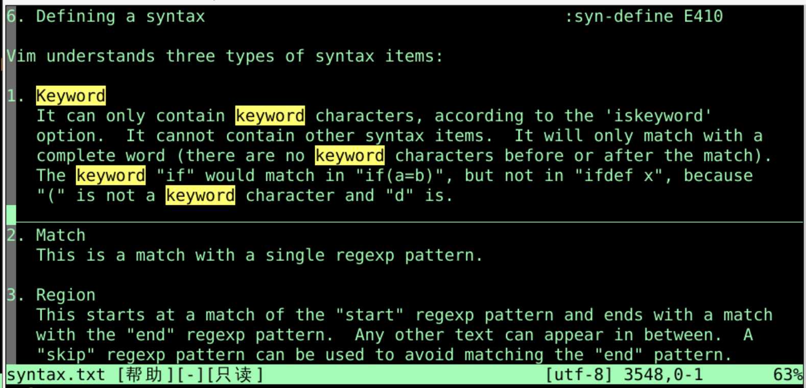 oeasy教您玩转vim - 90 - # 语法定义syntax