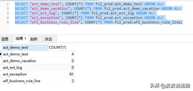 详解mysql数据库三种快速获得某个数据库下的所有表的记录数方法[亲测有效]