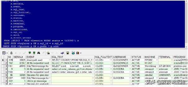 分享5个实用脚本--Oracle 数据库中的事务数及长事务统计