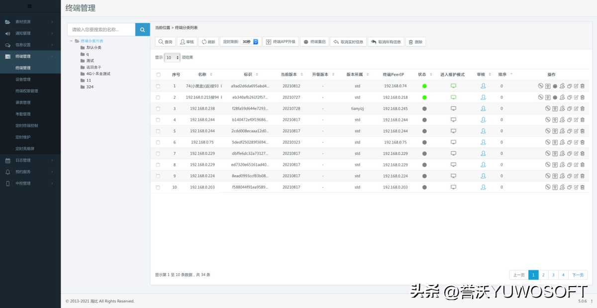 多媒体数字标牌（信息发布）解决方案「终于解决」