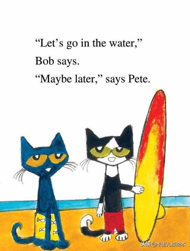 英文有声绘本《Pete at the beach》皮特在海边