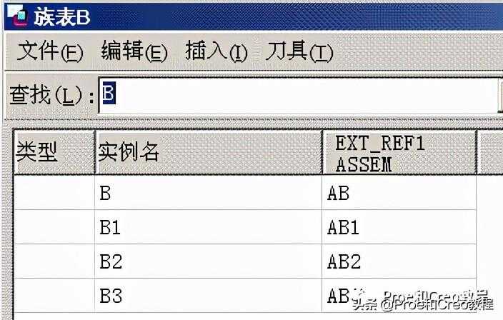 Proe/Creo族表使用详解