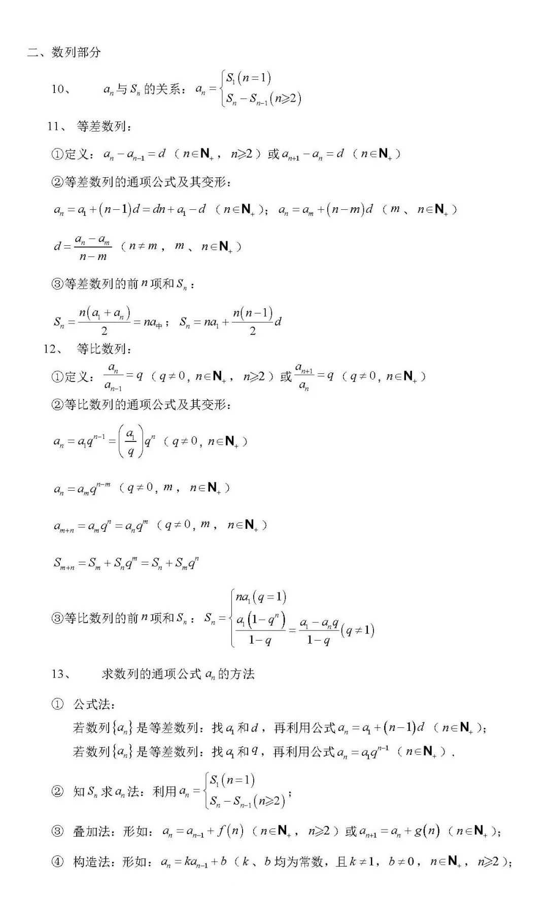 高中数学一百个高频考点，全是干货