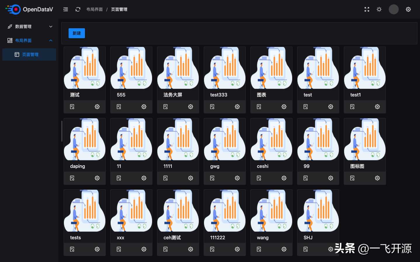[开源]一个纯前端的拖拽式、可视化、低代码数据可视化开发平台