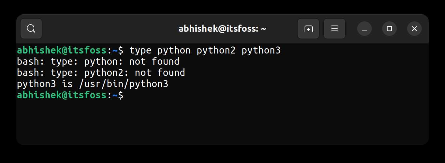 修复 Ubuntu Linux 中“Command ‘python’ not found”的错误