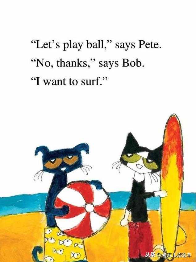 英文有声绘本《Pete at the beach》皮特在海边