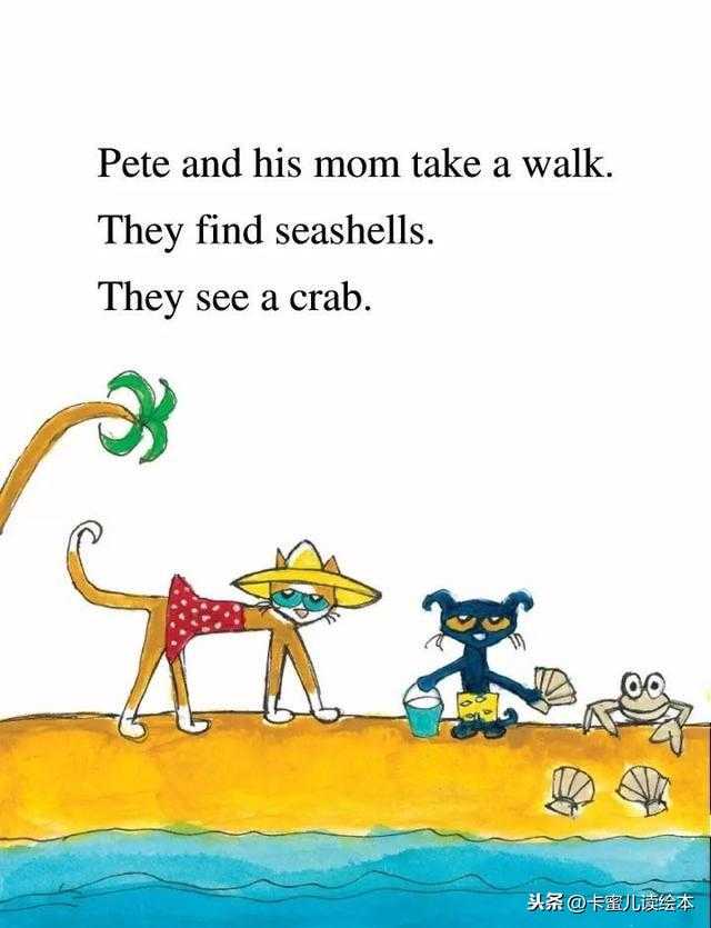 英文有声绘本《Pete at the beach》皮特在海边