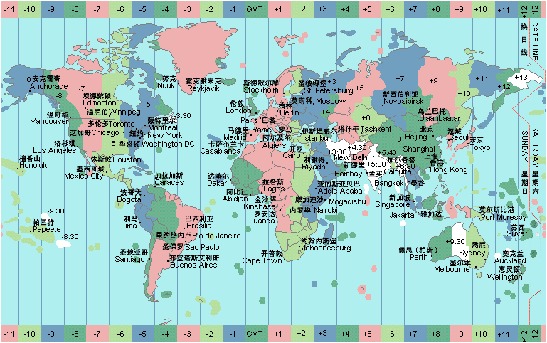 GMT、UTC与24时区 等时间概念 (https://mushiming.com/)  第2张