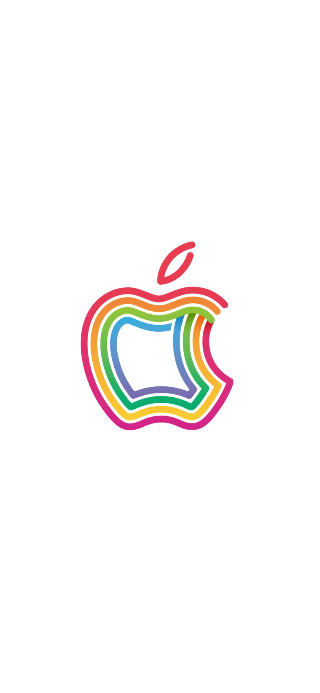 苹果logo原图_壁纸 | 新苹果 LOGO 壁纸 (https://mushiming.com/)  第3张