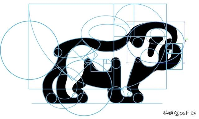 如何画螺旋线_手把手教你绘制黄金螺旋线，设计师作图好帮手，简单又实用 (https://mushiming.com/)  第21张