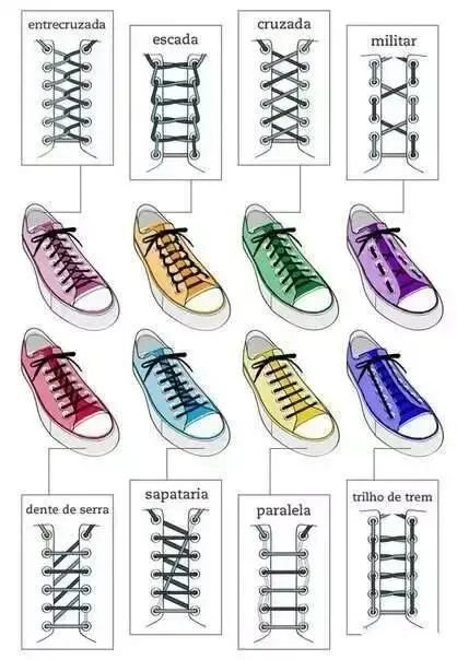 双圆环环布带系法图解_Get新技能24种鞋带花式系法，看看你会几种，这要是穿出门，回头率超高！... (https://mushiming.com/)  第9张
