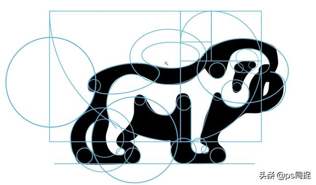如何画螺旋线_手把手教你绘制黄金螺旋线，设计师作图好帮手，简单又实用 (https://mushiming.com/)  第23张