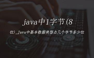 java中1字节(8位)_Java中基本数据类型占几个字节多少位"