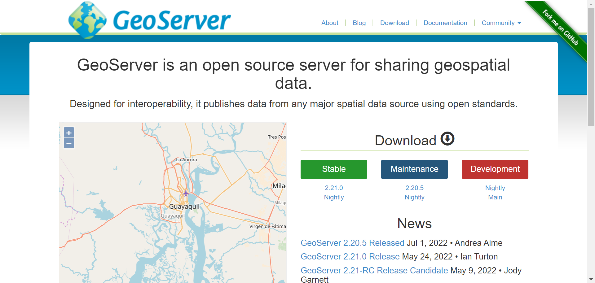GeoServer发布地图服务