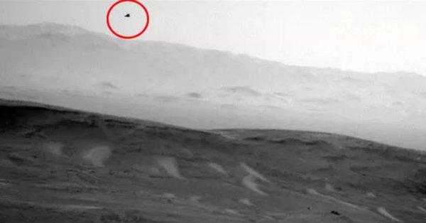 火星上空发现老鹰在飞？NASA好奇号拍到不明”火星生物“