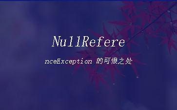 NullReferenceException