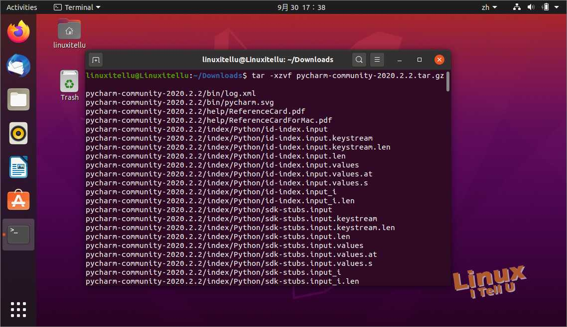在Ubuntu中安装Pycharm轻松搞定