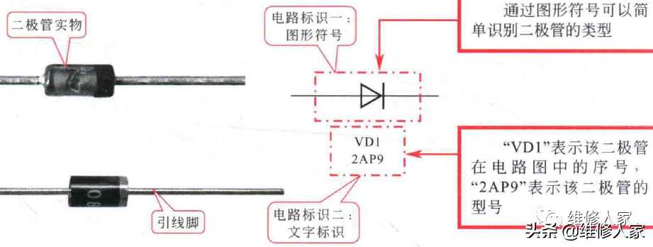 电工电路图中二极管、三极管的符号标识