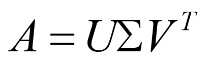 奇异值分解 (Singular Value Decomposition，SVD)