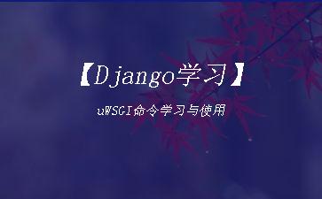 【Django学习】uWSGI命令学习与使用"