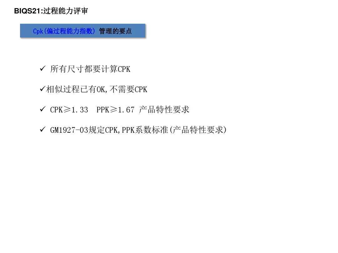 通用汽车供应商质量体系BIQS: 迈向先进制造业的稳健制造质量系统