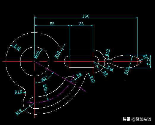 CAD画过渡圆弧的技巧