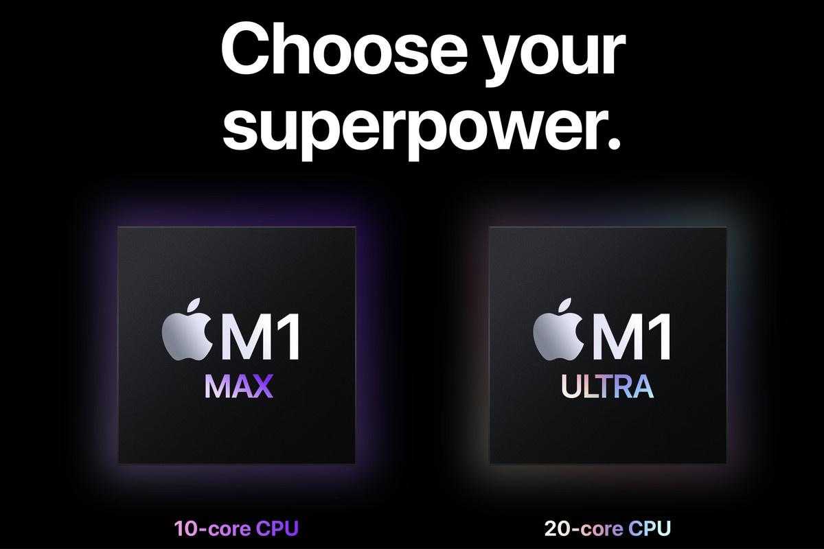 M1 Ultra 版苹果 Mac Studio 比 M1 Max 版更重