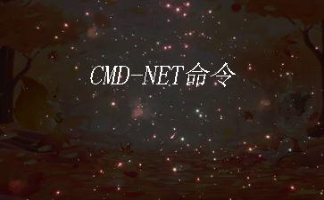 CMD-NET命令"