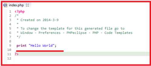 PHP安装Eclipse与使用