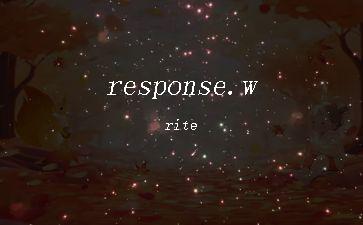 response.write"