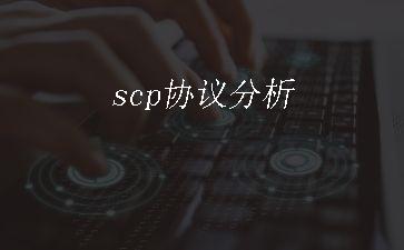 scp协议分析"
