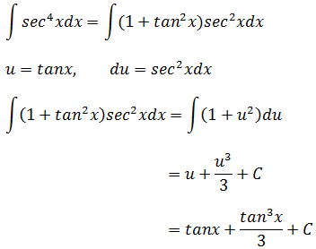 单变量微积分笔记21——三角替换2（tan和sec）