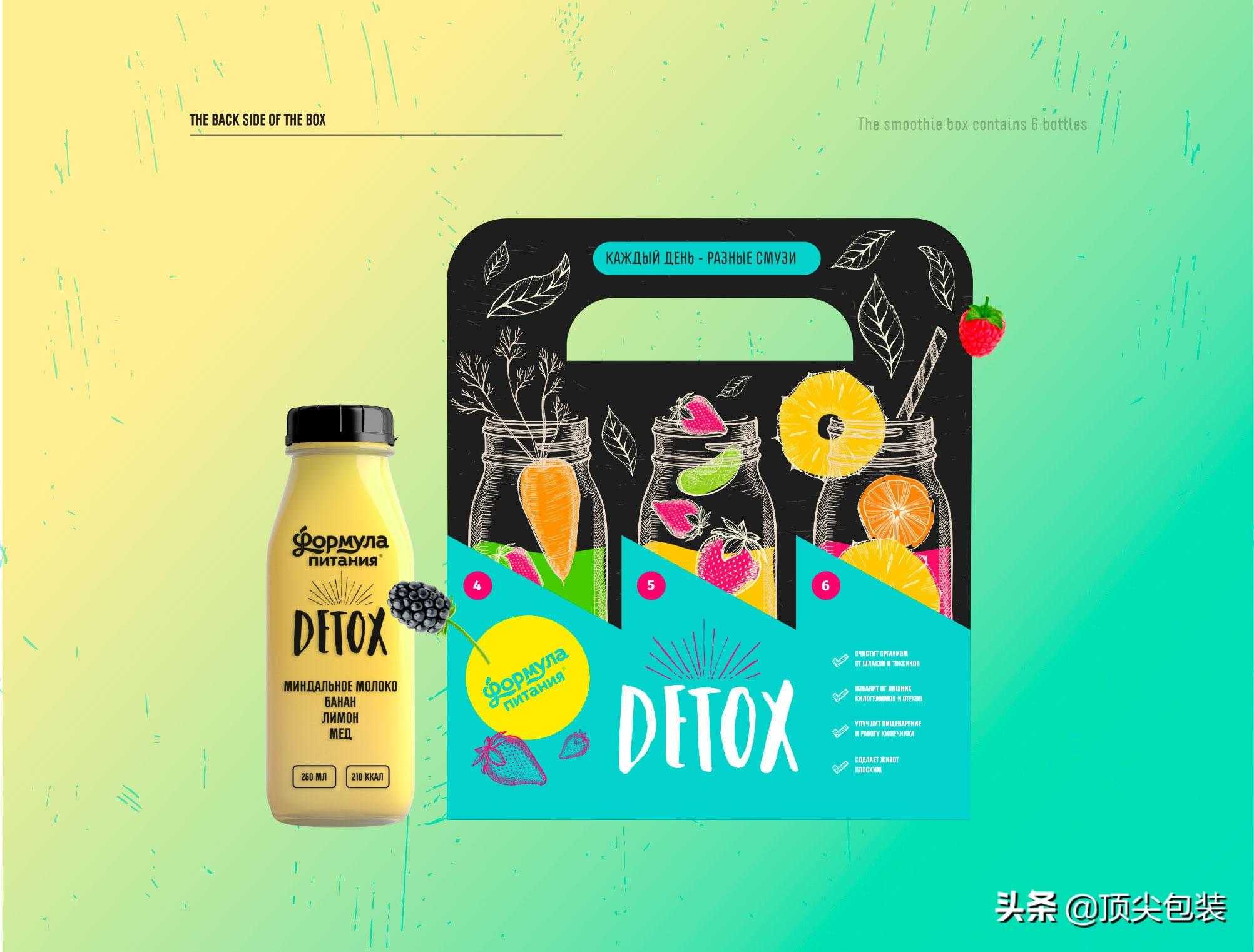 DETOX饮料包装设计