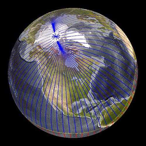 地球磁北极每年快速移动约55公里