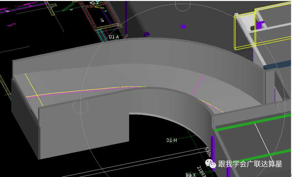 广联达GTJ2021汽车坡道